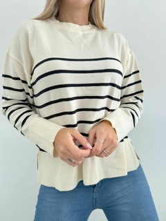 Sweater 370 -Full Rayas- -Bremer- -Doble Hilo- - Las Nachas