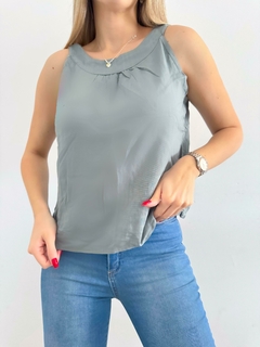 Musculosa 257 -Lazo Espalda- -Lino-