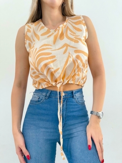 Musculosa 323 -Top Seda- -Tirita- -Con Frunce-