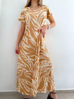Vestido 756 -Maxi- -Crepe-