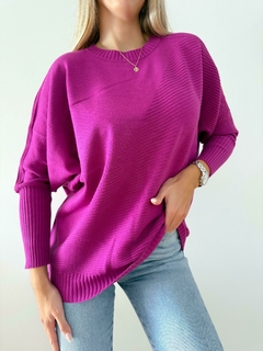 Sweater 441 -Maxi Lineal- -Bremer- -Doble Hilo- - tienda online