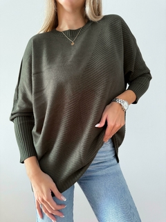 Sweater 441 -Maxi Lineal- -Bremer- -Doble Hilo- - Las Nachas