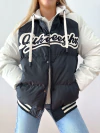 Campera 174 -Universitaria- -Quheeeghu- -Doble Cierre- -Piel Interior- -Con Capucha-