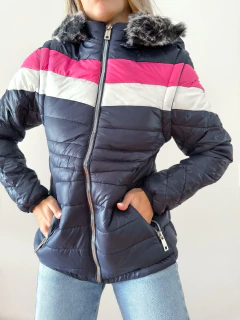 Campera 179 -Spacio- -Con Piel Interior- -Capucha Y Manga Desmontable-