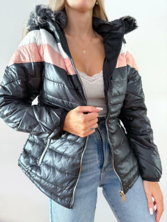 Campera 179 -Spacio- -Con Piel Interior- -Capucha Y Manga Desmontable- - Las Nachas