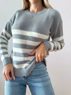 Sweater 457 -Plush- -Frizado- -Rayado- en internet