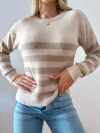Sweater 457 -Plush- -Frizado- -Rayado-