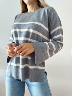 Sweater 458 -Manga Ancha- -Rayado- -Bremer- - Las Nachas