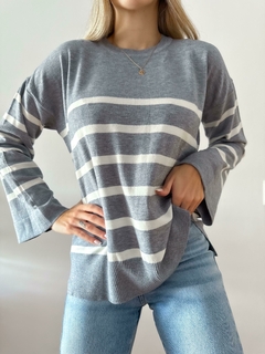 Imagen de Sweater 458 -Manga Ancha- -Rayado- -Bremer-