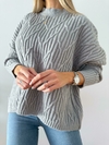 Sweater 467 -Maxi- -Diamante- -Lana Frizz- - comprar online
