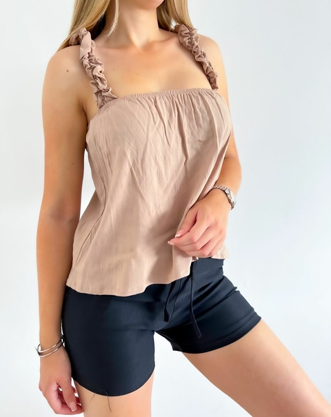 Musculosa 189 -Canelon- -Lino- - comprar online
