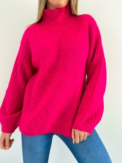 Sweater 411 -Media Polera- -Lana Frizz- - comprar online