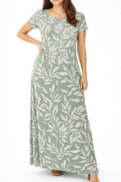 Vestido 837 -Maxi- -Cadiz- -Con Bolsillos- -Morley- - tienda online