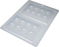 Molde Bwb Tableta Bola Pequeña 150 Gr (molde Con 3 Partes)