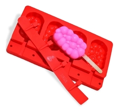 Molde De Silicona Palito Helado Dos Lembas Bulla + 20 palitos de helado