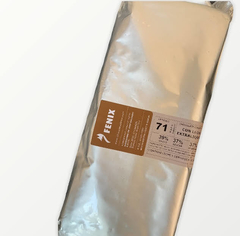 Fenix Chocolate Cobertura Leche 71 + Fluido 1 Kg