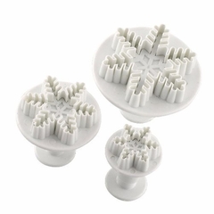Set 3 Cortantes Expulsor Copo de Nieve en Punta - comprar online