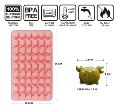 Molde De Silicona 54 Mini Animalitos Marinos