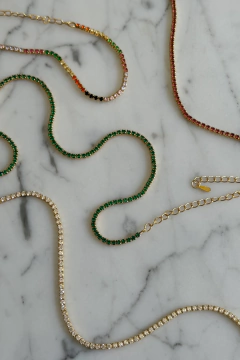 COLLAR BLING GREEN - tienda online