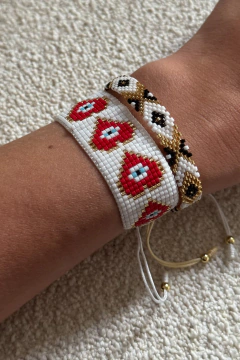 PULSERA BLANCO Y NEGRO en internet