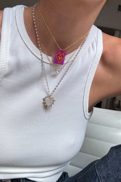 COLLAR VIN SMALL PINK - HACHEXHELENA