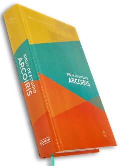 Biblia De Estudio Arco Iris Tapa Dura - Reina Valera 1960