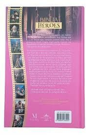 Biblia Heroes tapa dura rosa - comprar online