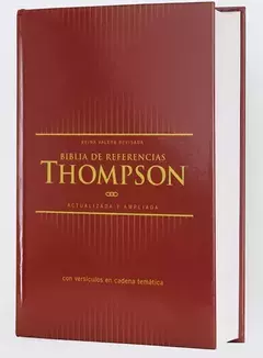 Biblia Thompson de Referencia Tapa Dura Bordó Reina Valera 1960 - comprar online