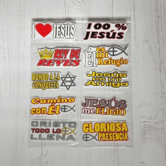 Calcomanias autoadhesivas con base transparente Por unidad en internet