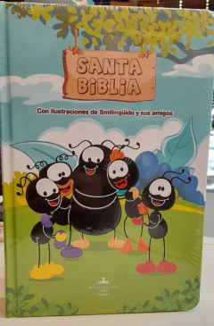 Biblia Reina Valera 1960 Letra Grande con ilustraciones de Smilingúido y sus amigos
