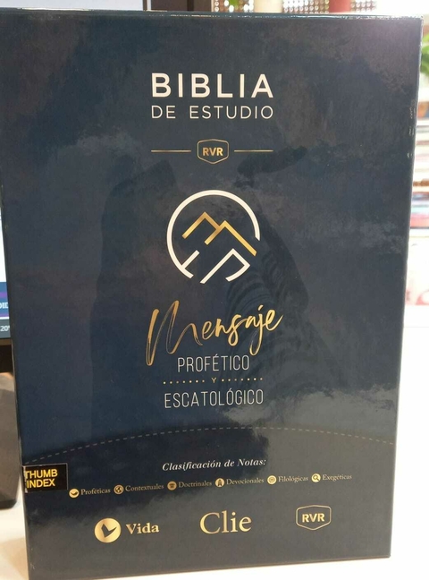 BIBLIA DE ESTUDIO RVR MENSAJE PROFETICO Y ESCATOLÓGICO