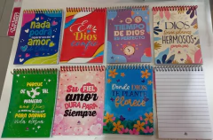 Block anotador con frases Bíblicas hojas rayadas - comprar online