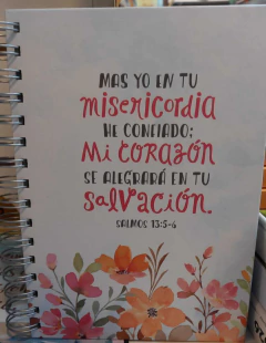 Anotadores con frases Bíblicas tapa dura