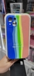 Funda Iphone 13 Silicone Case Arcoiris