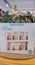 Set Frasco X6 Vidrio Bamboo Atril - tienda online