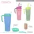Vaso TRENDY 1200ml ROSA