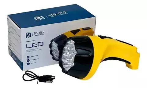 Linterna 15 Led Recargable Tipo C