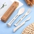 Set Cubiertos Encastrables Fibra Bamboo - comprar online