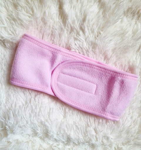Vincha de toalla para maquillaje o skincare