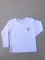REMERA M/L BLANCA CACATUA NEGRA