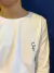 REMERA M/L BLANCA CACATUA NEGRA en internet
