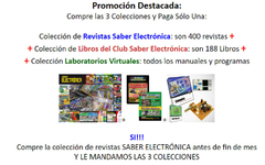3 Colecciones: Revistas, Libros, Laboratorios