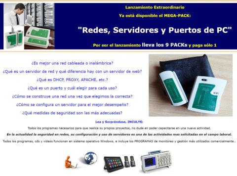 Redes, Servidores y Puertos de PC por Descarga