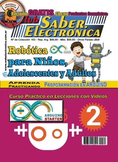 Arduino STARTER Pack. Incluye Placa ARDUINO y CAJA de Práctica - Saber Electrónica