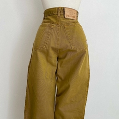 Imagem do mom jeans vintage mostarda - 36