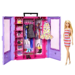 Muñeca Barbie Fashionista Closet de Lujo