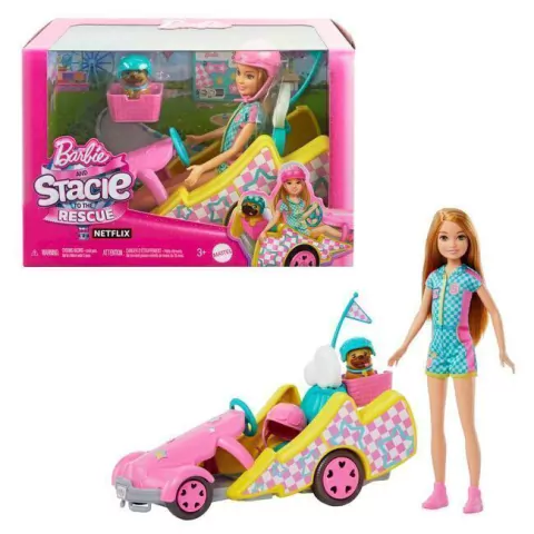 Muñeca Barbie Stacie con Karting