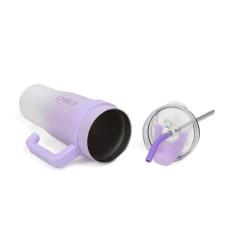 VASO TERMICO GRADIENT PURPURA 1200ML, CHIMOLA - Baby Filipa - Infancias en movimiento