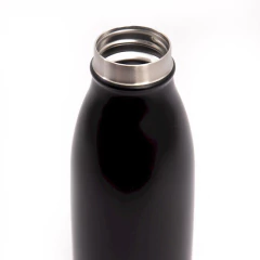 BOTELLA TERMICA THERMOS TAPA A ROSCA 500ML NEGRO MATE en internet