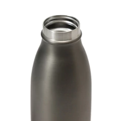 BOTELLA TERMICA THERMOS TAPA A PRESION 360° 500ML GRIS PIEDRA en internet